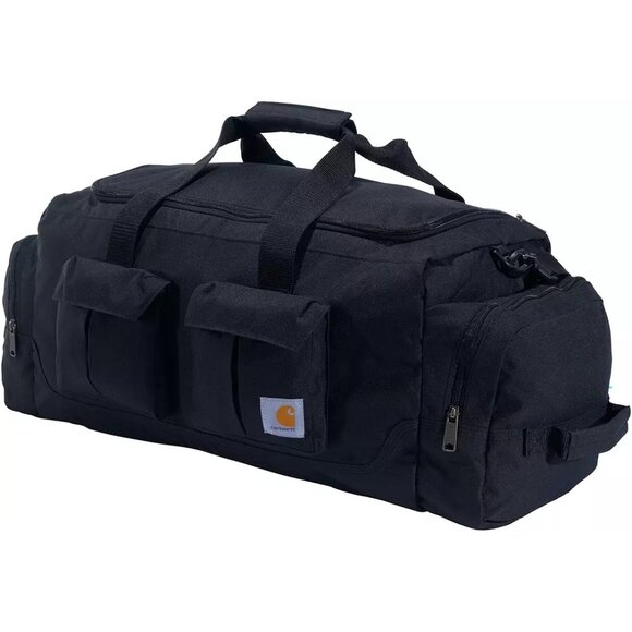 NWT Carhartt 40L Utility Duffel Heavy-Duty Black Gear Bag for Jobsite Gym Travel - Picture 1 of 8